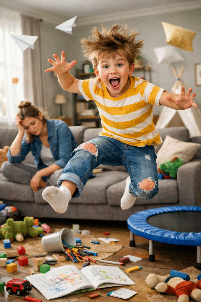 dziecko nadpobudliwe nie może usiedzieć integracja sensoryczna objawy Niepołomice